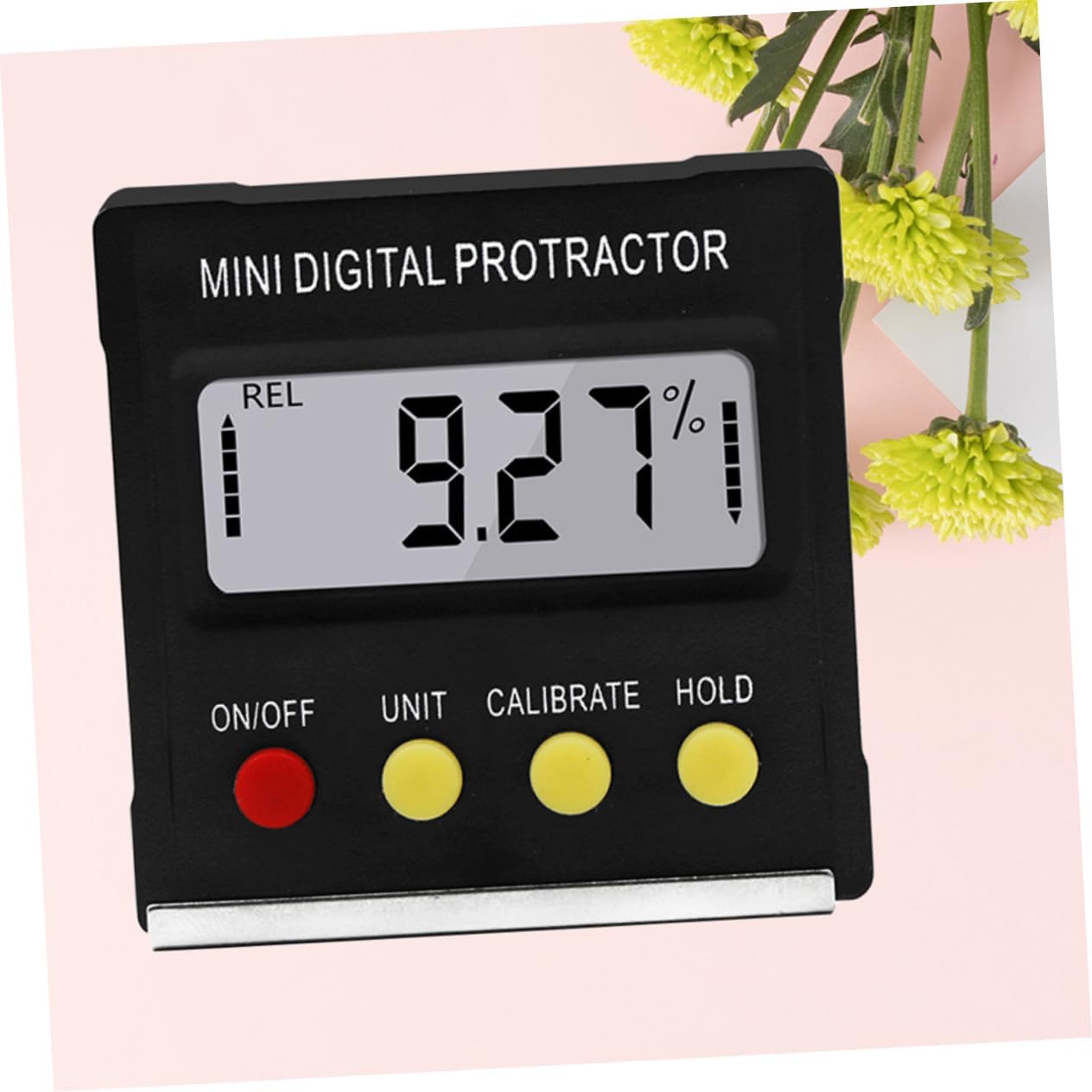 Mipcase 2pcs Digital Angle Inclinometer Electronic Display Tilt Angle Gauge for Construction Engineering Surveying