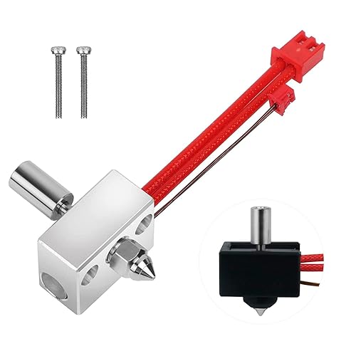 Creality - Kit de bloque de calentador oficial Sprite Extrusora de alta temperatura, boquilla de cobre chapado en titanio de 572.0 F compatible con