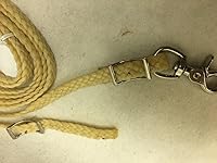 Vista 3 de NRS Riendas de cuerda de nailon encerado de 8 pies x 1/2 pulgadas