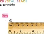 Incraftables 1200 Kit de perles en cristal – 6mm Briolette en verre cristal perles pour la fabrication de bijoux – 24 Couleurs étincelantes – Perles pour bracelets, artisanat & DIY Projets – Perles étincelantes pour adultes & Débutants