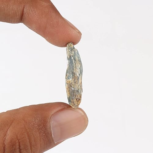 Miniatura 2 de GEMHUB Cristal curativo de cianita azul crudo natural con hermoso peso de espinela -21 unidades.