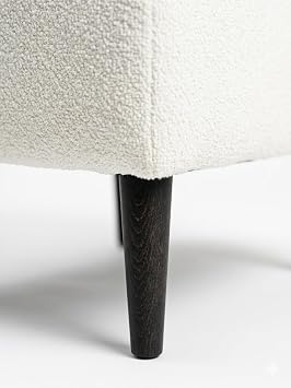 CoArt Home Premium Boucle Serisi Puf |48x40x38| Makyaj Koltuğu, Ayak Uzatma Koltuğu