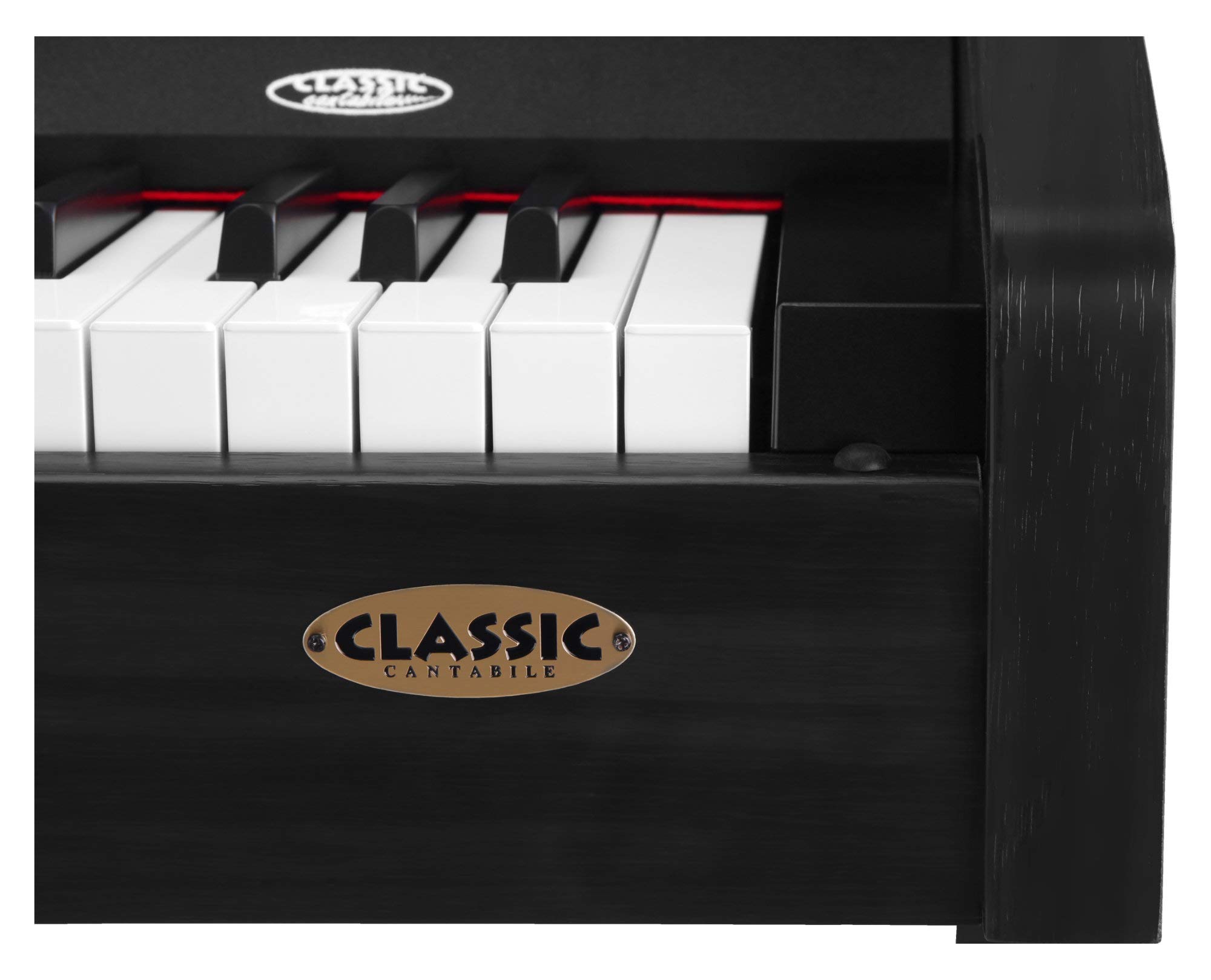 Classic Cantabile DP-210 SM E-Piano SET Piano numérique 88 touches mécaniques, sorties casque, USB, métronome, 3 pédales, noir