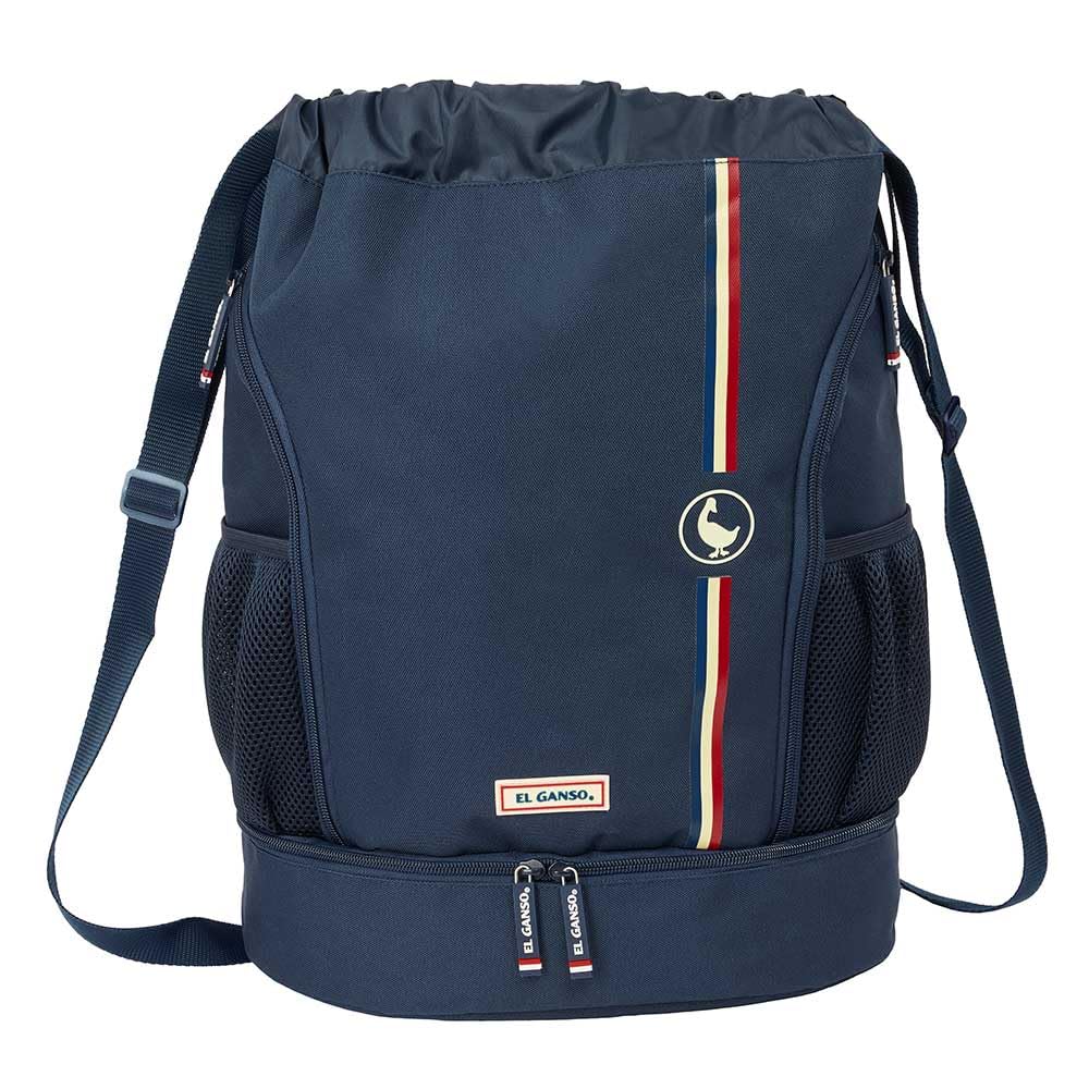 Safta | Saco Mochila Deportivo El Ganso Eclipse, Mochila Escolar Juvenil con Bolsillo Interior con Cremallera, Medidas 34x15x43 cm