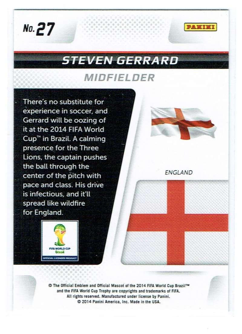 【まさ】サッカーカード 2010、2011DVD付き、2013、2014 Amazon.com: 2014 Panini World Cup Prizm Cup Captains #27 Steven