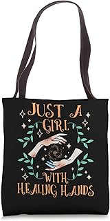 Just A Girl With Healing Hands - Massage Therapist Masseuse Tote Bag
