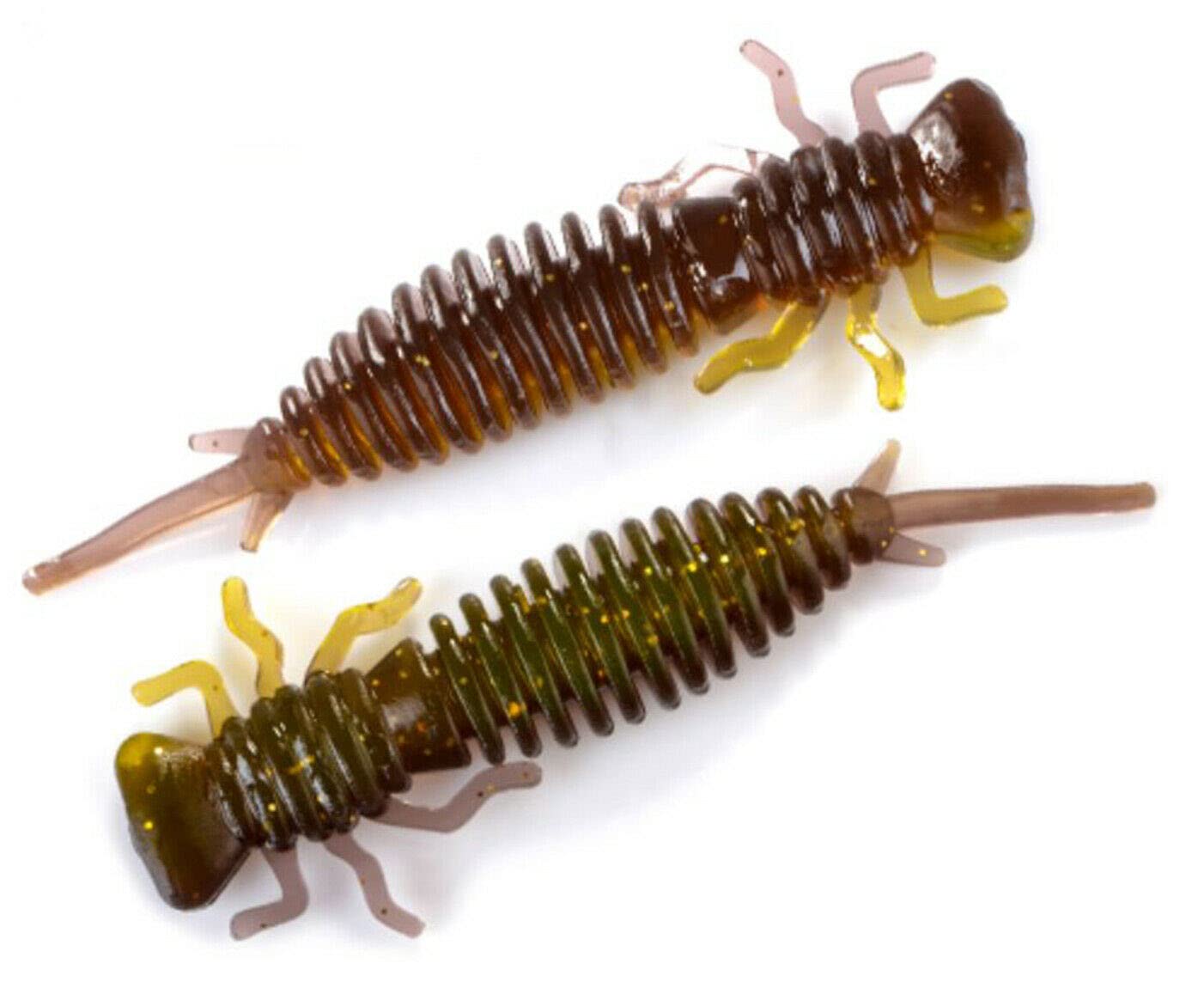 FISHIN ADDICT Dragonfly Larva Larve nano bug soft bait 50mm fishing lure pack of 5