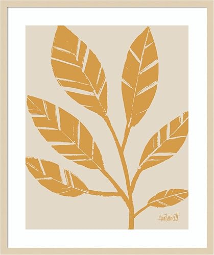 Amanti Art Lienzo decorativo para pared, 33 x 28 pulgadas, bocetos botánicos retro III Crop por Anne Tavoletti, arte abstracto para pared,