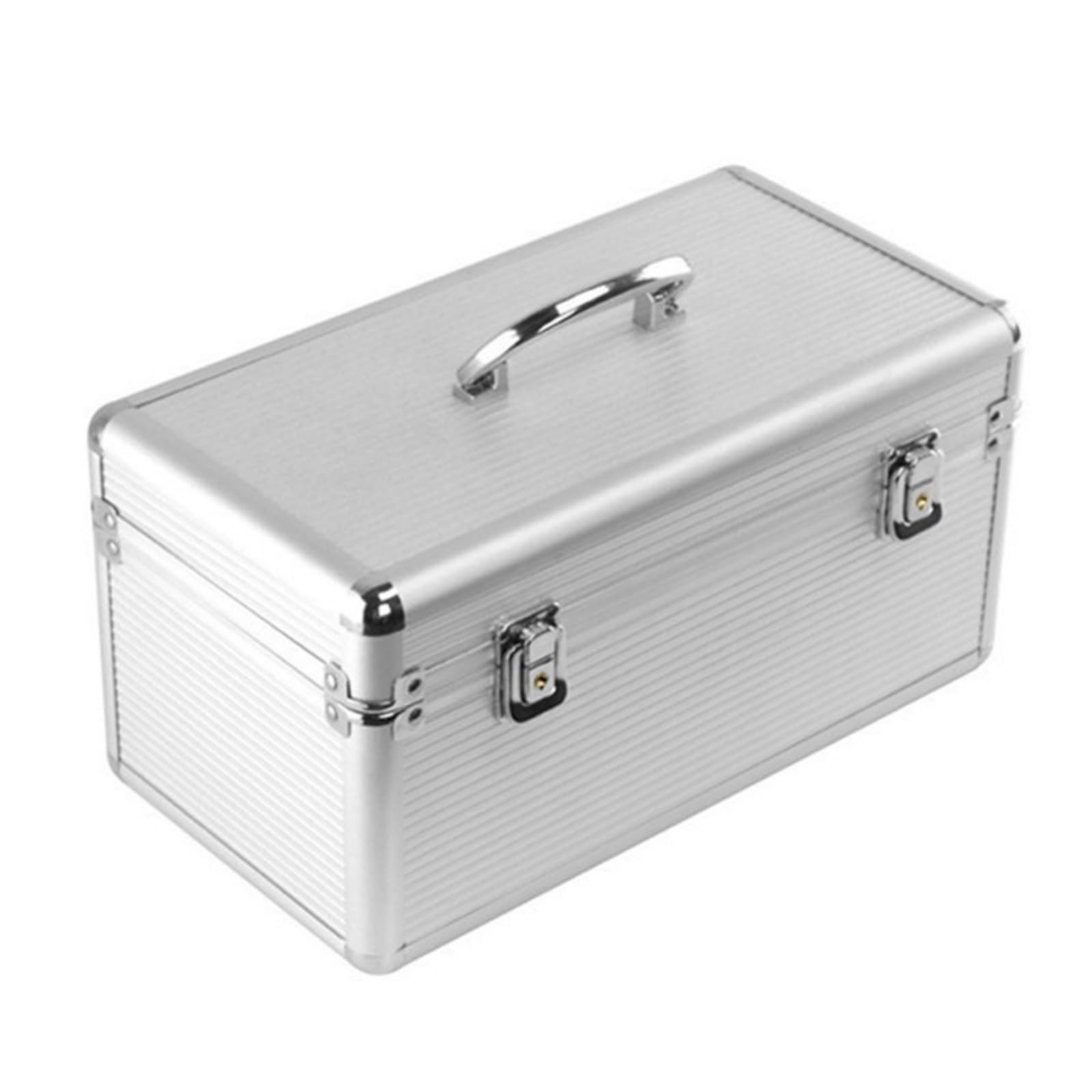 Custodia protettiva da viaggio in alluminio per 10 x 3,5 pollici/8 x 3 e 6 x 2. Contenitore portatile per hard disk da ufficio
