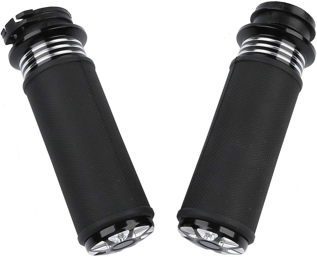 TCMT 1" 25mm Electric Handle Bar Grips Fit for Harley