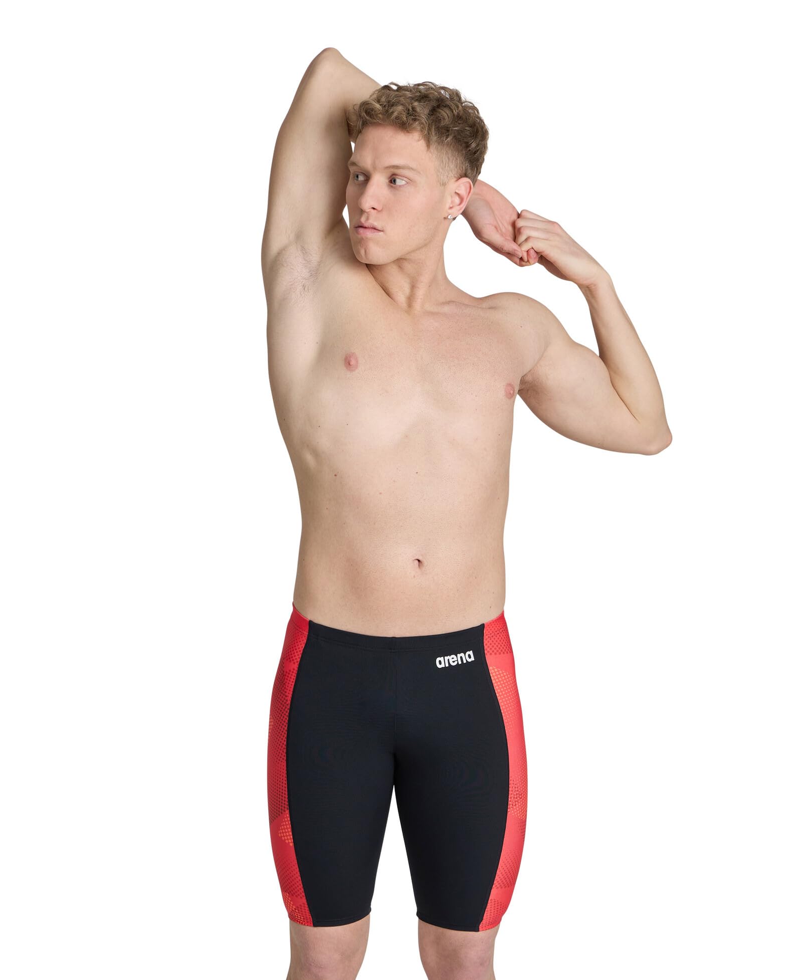 Arena Arena Performance Men's Halftone Swim Jammer Athletic Swimwear Professional Swimsuit Costume a Pantaloncino Uomo (Pacco da 1)