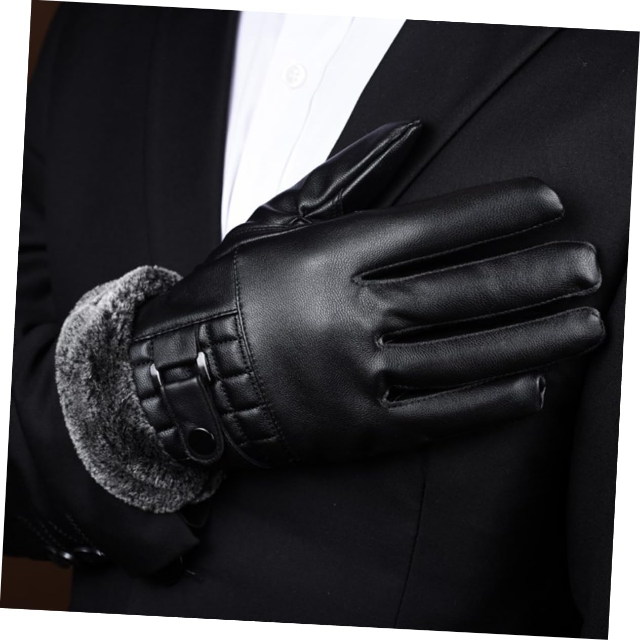 BESPORTBLE Touch Screen Motorcycle Gloves Men's Sports Gloves Windproof Waterproof Comfortable Thicken Design Size