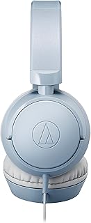 オーディオテクニカ ATH-S120C ヘッドホン オンイヤー 有線 1.2m USB Type-C コネクタ マイク WEB会議用 リモコン付 軽量 コンパクト iphone 15 ipad PC Windows Mac Android 【国内正規品】ブルーグレー ATH-S120C GY