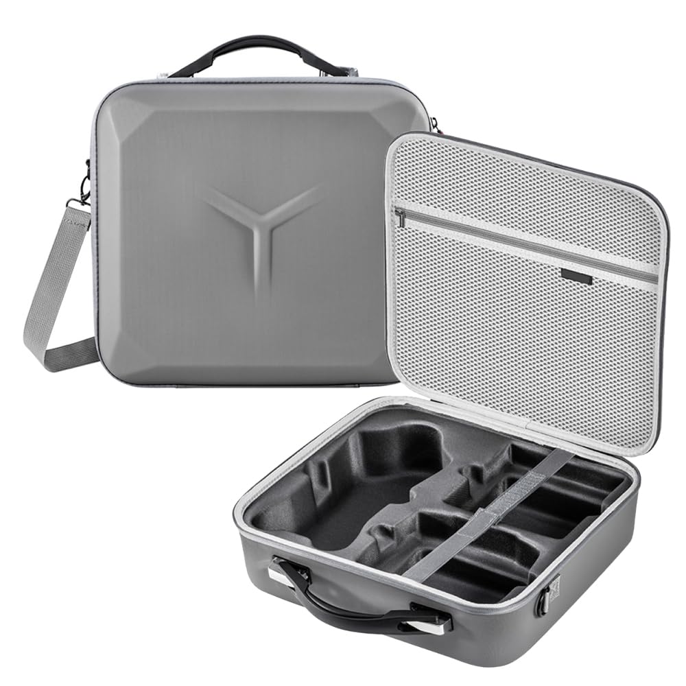 Torba do przechowywania DJI Mavic 4 Pro, torba podróżna kompatybilna z pilotem zdalnego sterowania RC 2, przenośna torba na ramię wodoodporna, odporna na wstrząsy twarda ochrona torba na drona, szary