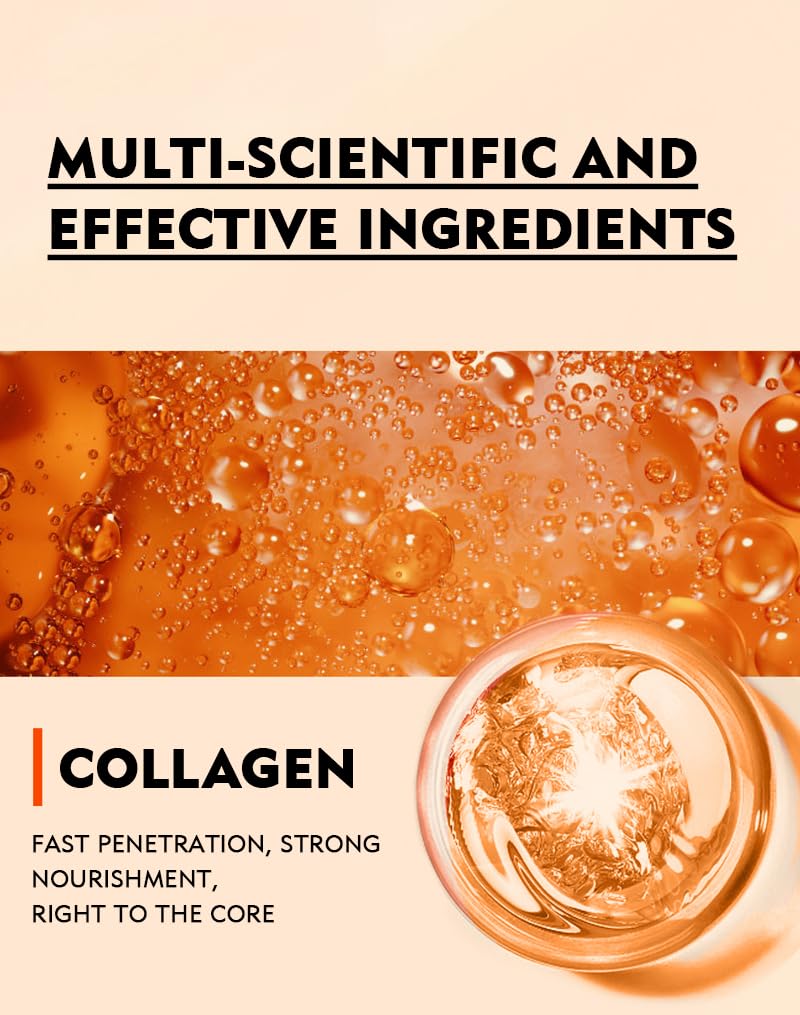 Collagen Shea Burtter Conditioner Moisture Smooth Hair Collagen Shea Burtter Conditioner for Women Hair Treatment for Dry and Damaged Hair All Hair Types 25.6 fl. oz. 750ml - Image 4