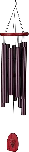 Carrillón de viento de Woodstock de 27 pulgadas, estilo toscano, Decorativo, Marrón