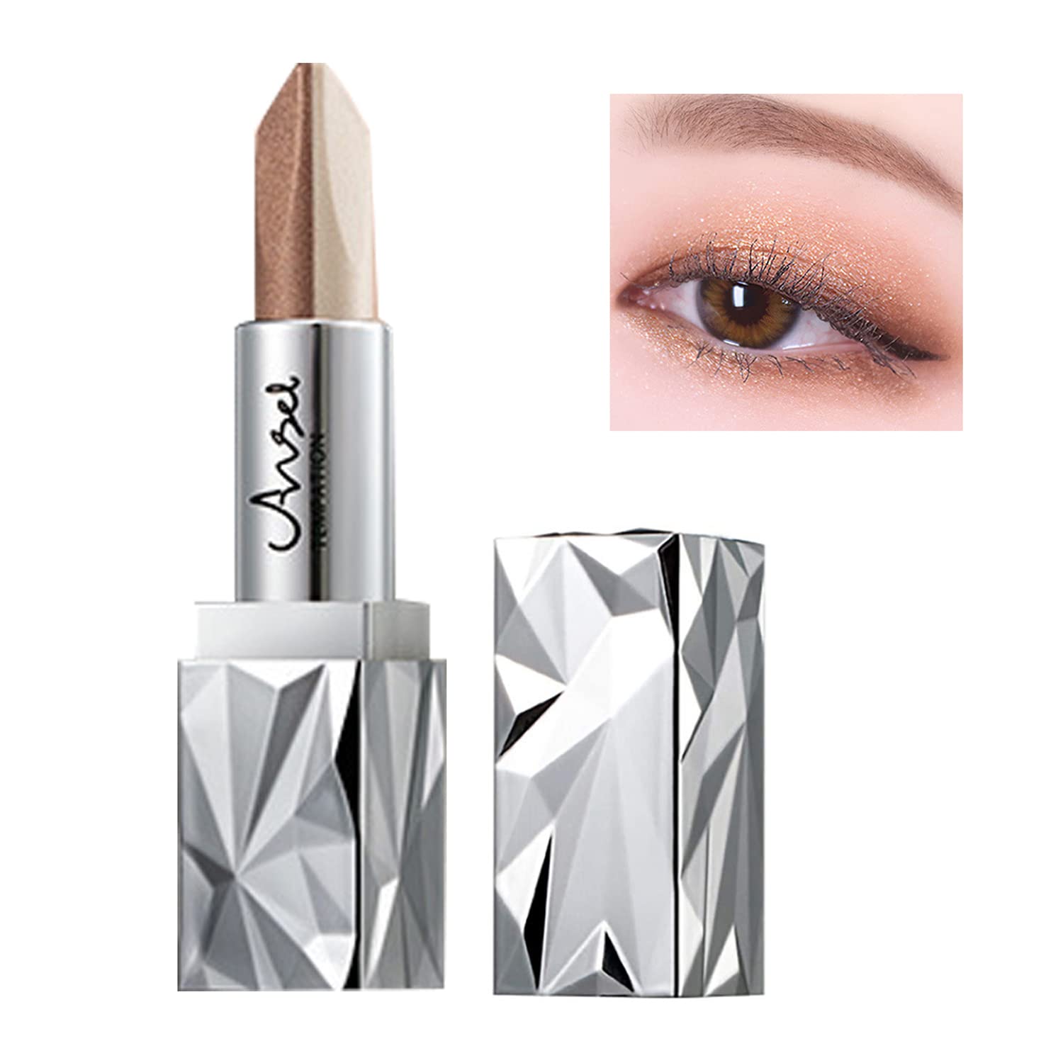 VUCATIN Two-Color Three-sided Eyeshadow Lazy Stick For Beginners Eyeshadow Eyeshadow Eyeshadow Dragon Beauty Makeup