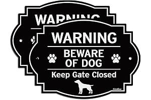 Funny Beware of Dog Signs for Fence
