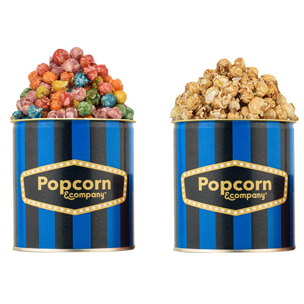 Popcorn & Company Festive Gift Combo Pack of 2 Tins (Caramel Krisp -130 Gm & Confetti Popcorn -130 Gm) - 260 GM-image-40