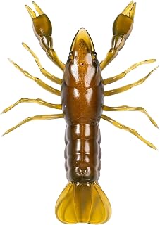 3.8” Crawfish Unrigged-Green/Brown