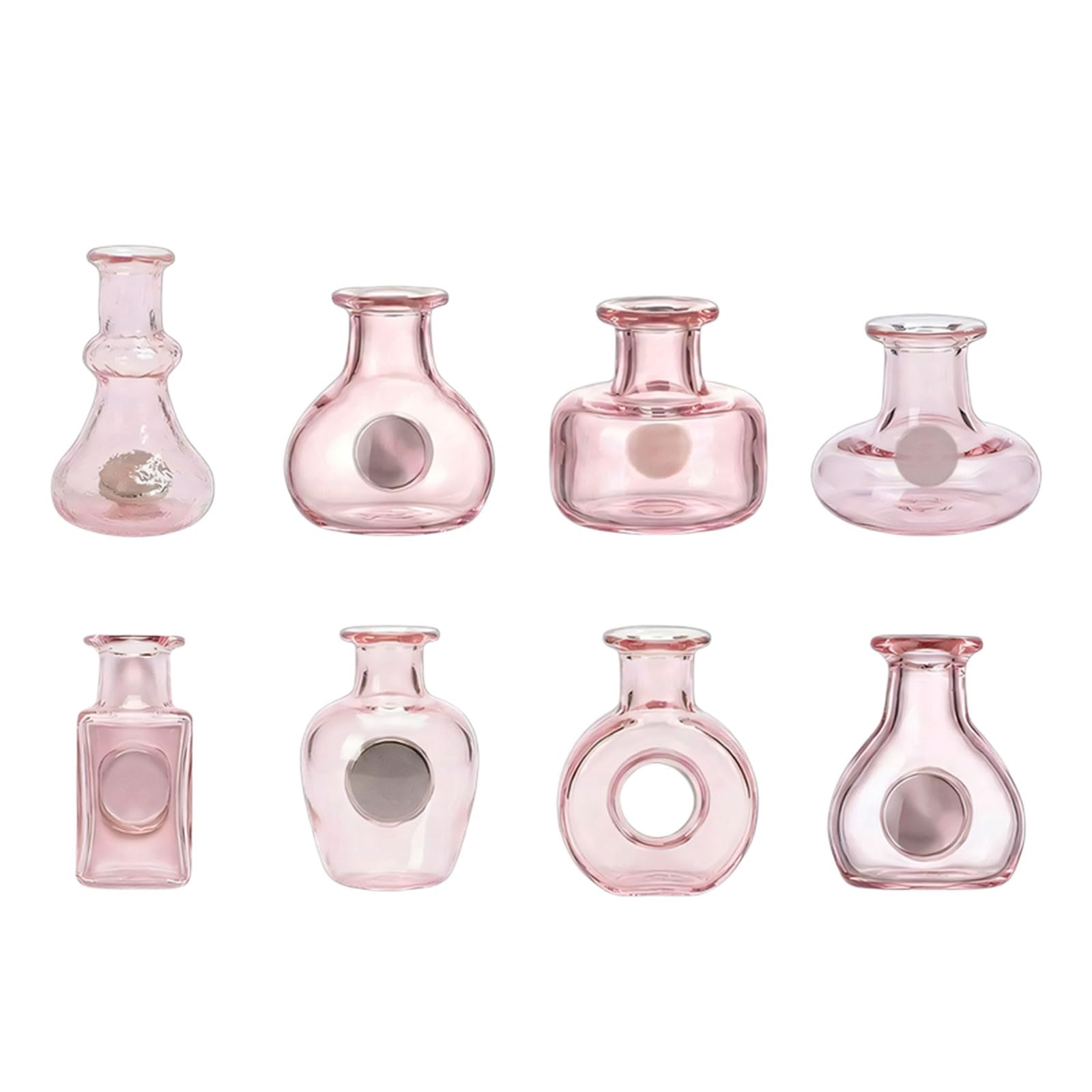 Oxxggkao Refrigerator Small Plant Pots Miniature Hydroponic Vase Fridge Magnets for Offices Whiteboards Kitchens Door Decoration Miniature Hydroponic Vase Fridge Magnets