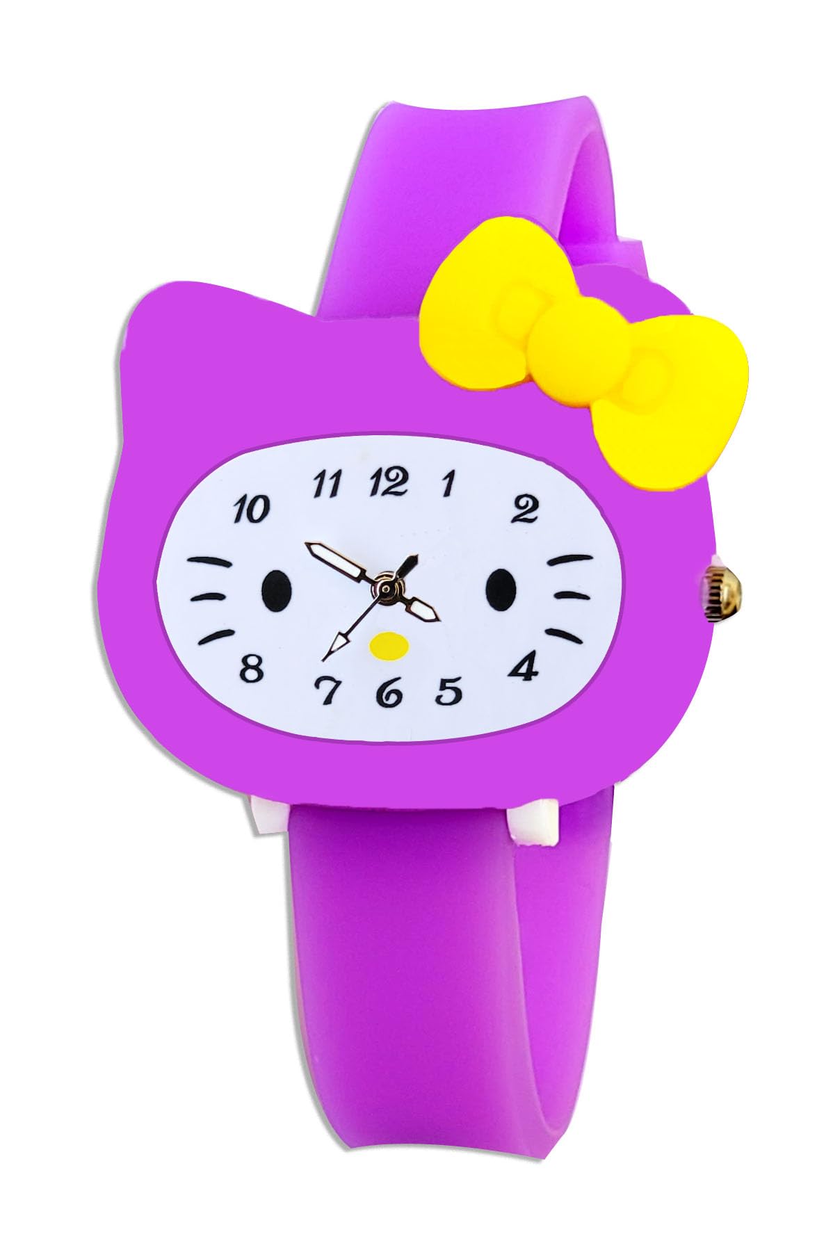 Dreamy Kitty Analogue Watch with Radium Hands for Boys and Girls Non Breakable Silicone Wrist Watch - Pack of 1 (Purple) (B0CZY21JN7) Amazon Price History, Amazon Price Tracker