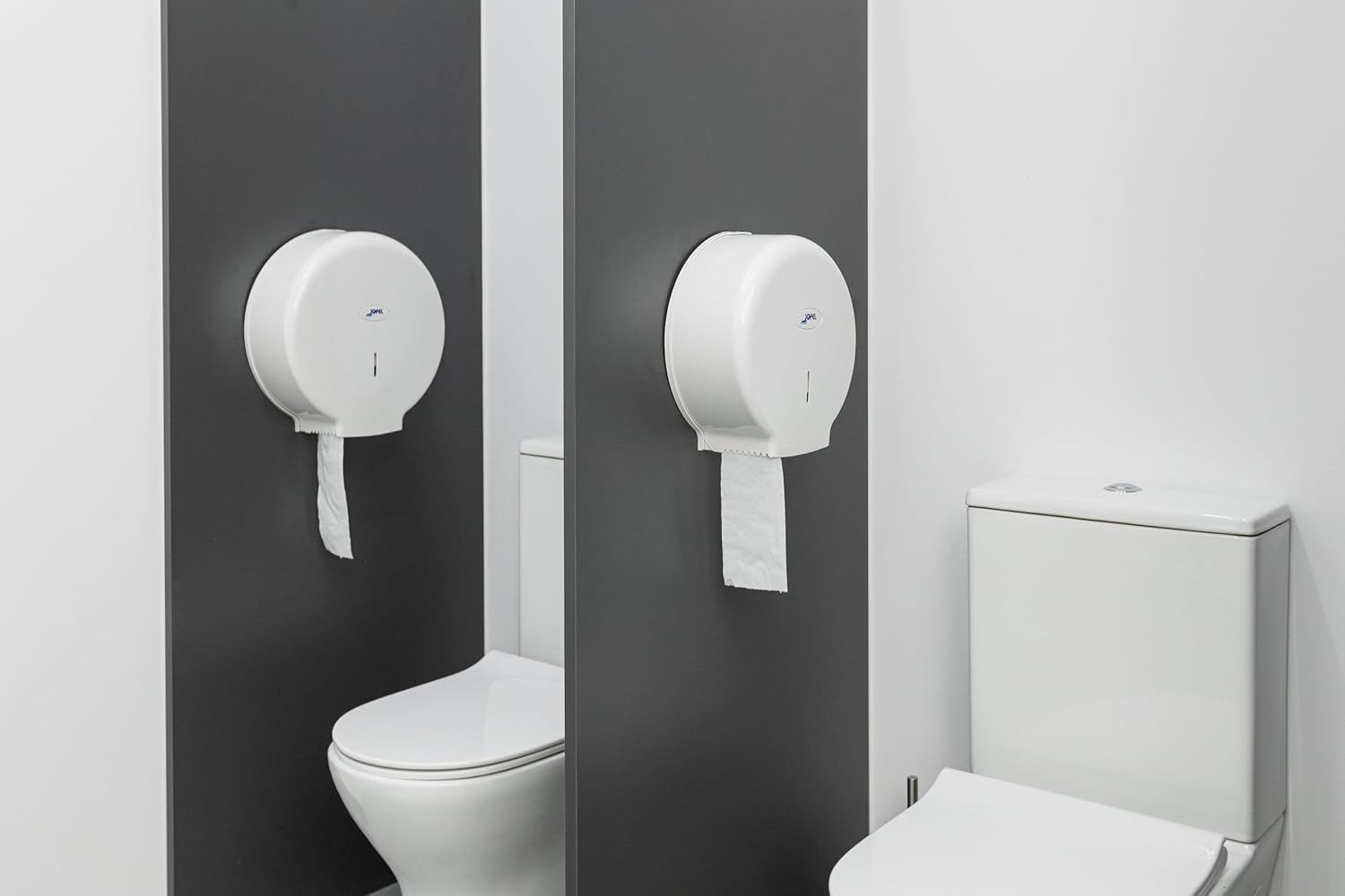 Toilet Paper Holder Jofel ae55300 Azure Large Toilet Paper Holder, 400 m, 55 mm Core, White