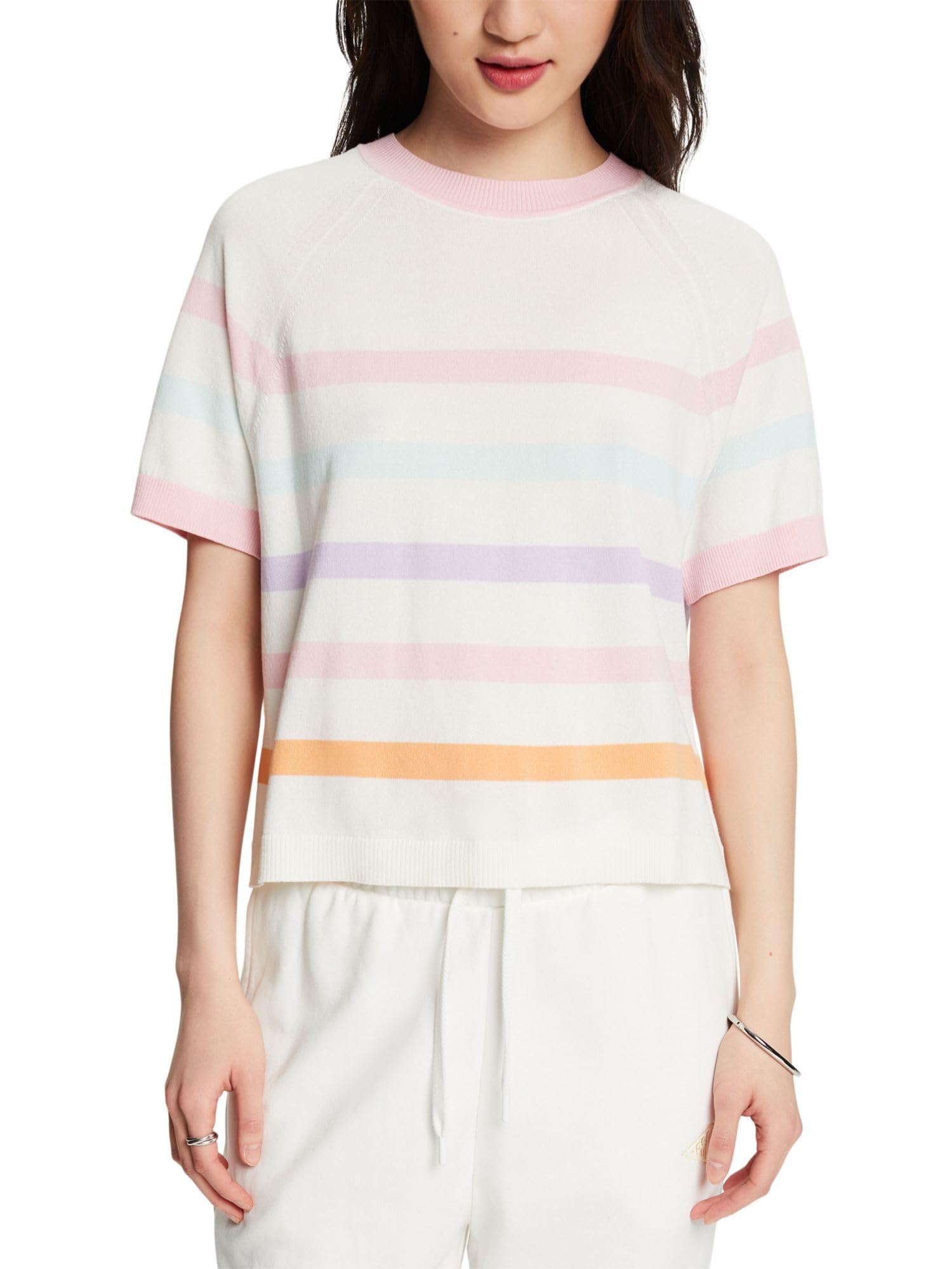 Esprit Women's 114/Off White 5 024Ee1i320 Jumper, M
