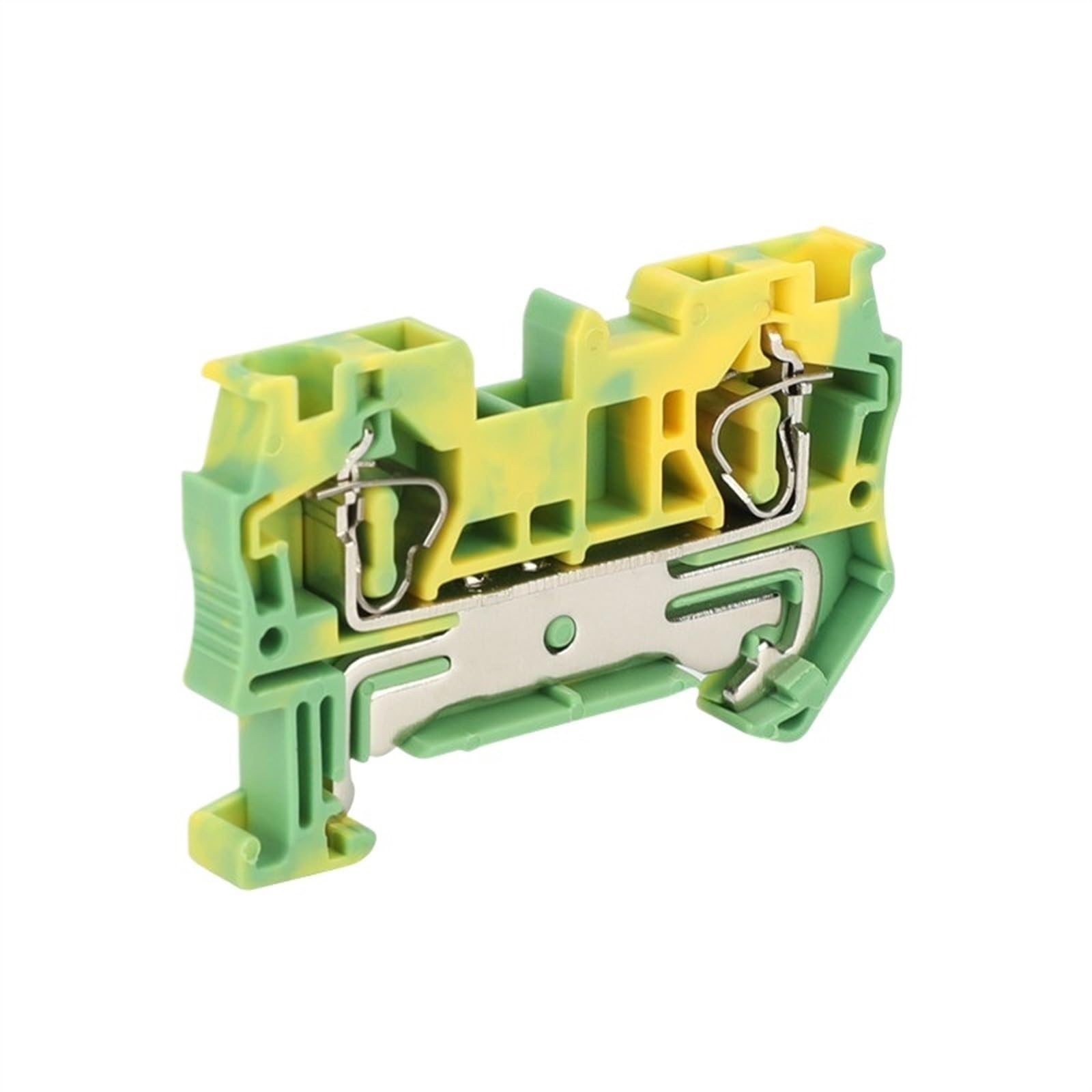 Bornier de terre 5 pièces ST4-PE cage à ressort 4mm PE connecteur de terre fil câble électrique protection ST 4-PE bornier Rail Din