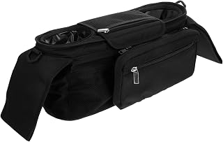 SAFIGLE 1Pc Carrinho De Criança Saco De Garrafa De Água Saco Organizador De Carrinho Saco De Fraldas Pendurado Saco De Maquiagem Portátil Saco De Viagem Organizador Bolsa De Armazenamento