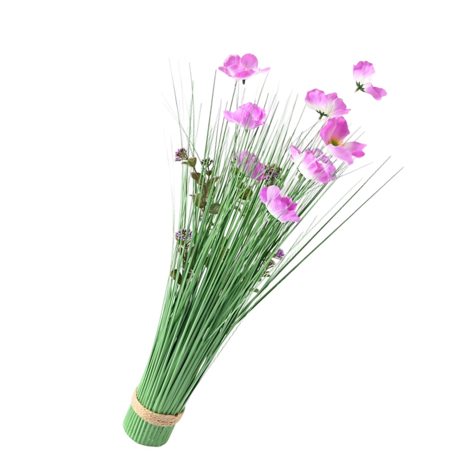 Limtula Grape Wildflowers Realistic Artificial Wildflower Bulrush Grass Stalk For Home Offices Decors 62Cm Tall Decorative Piece Multipurpose Party Supplies