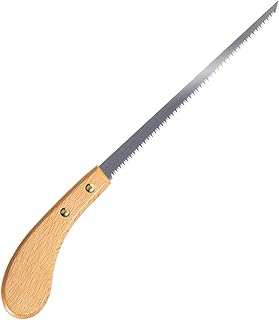 KAKURI Japanese Keyhole Saw for Woodworking 7" Made in JAPAN, Japanese Hand Pull Jab Saw Tool for Precision Cutting, Curved Cutting, Razor Sharp Japanese Steel Blade, Wood Handle