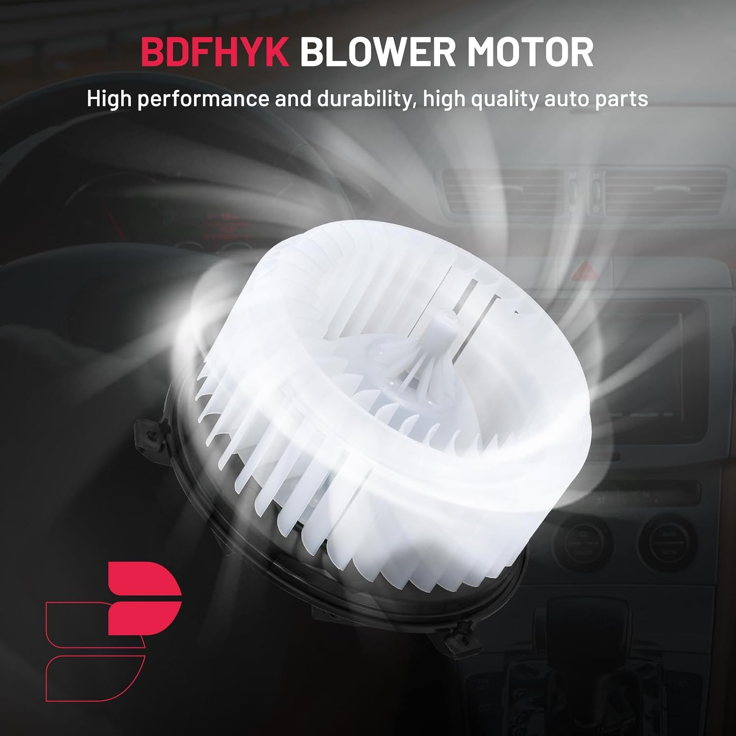 BDFHYK AC Heater Blower Motor Fan 700309 Compatible with 2017-2022 Buick Encore 2012-2020 Chevy Sonic 2013-2022 Chevy Trax,HVAC Blower Motor Assembly Replacement for SK700309 GM3126150 76932