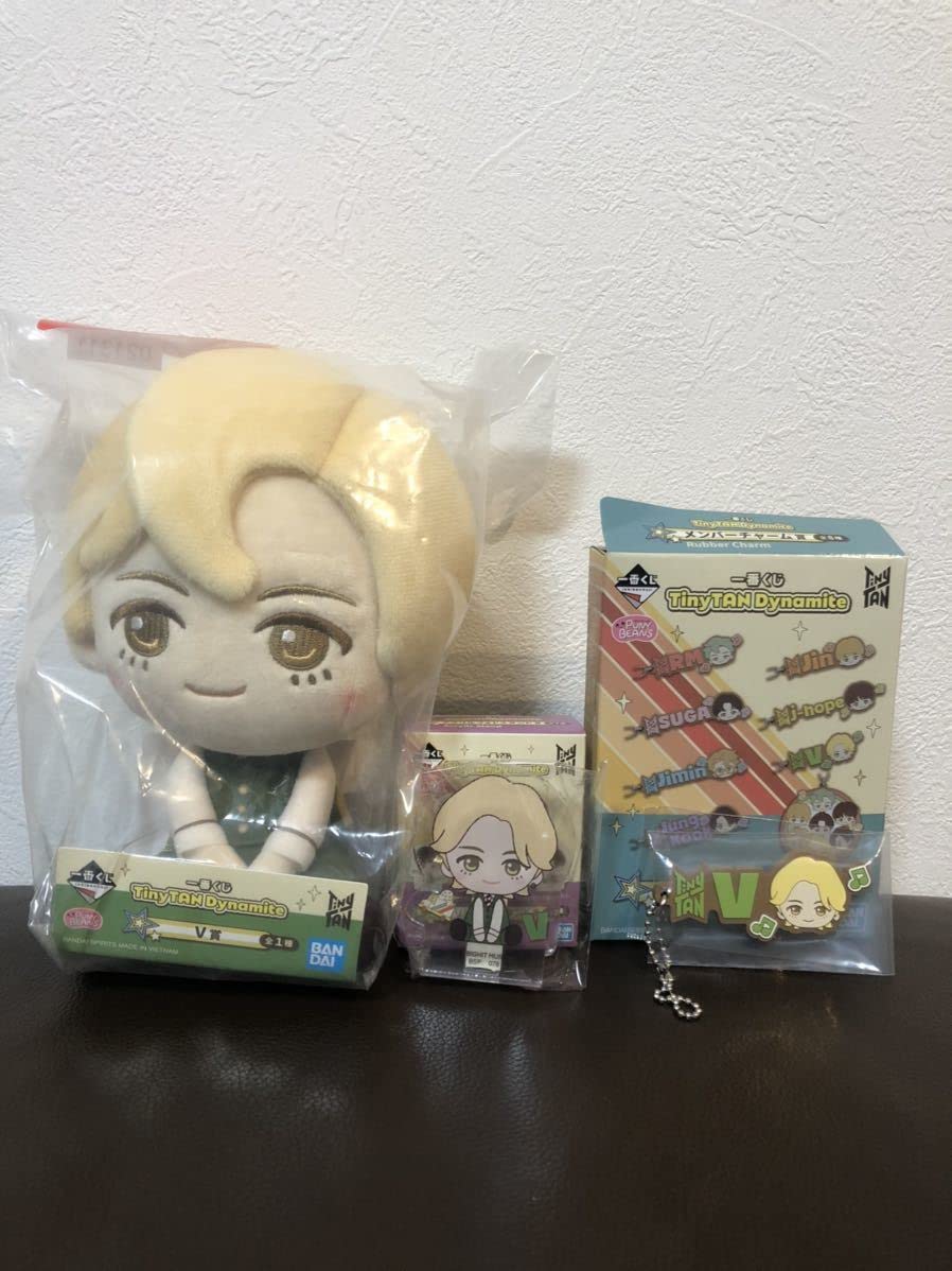 Amazon.co.jp: 一番くじ TinyTAN Dynamite V賞 ぬいぐるみ