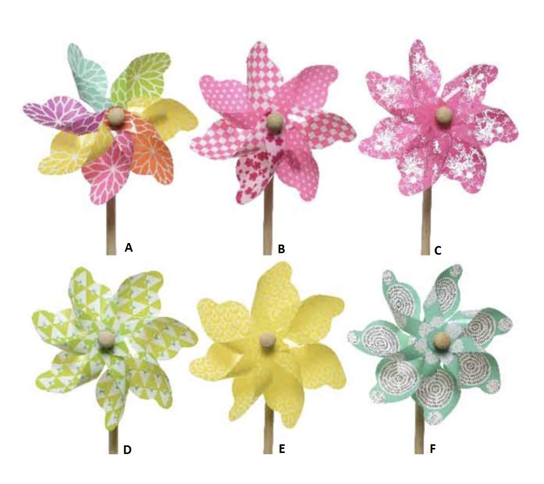 Kaemingk 48cm Colourful Windmobile (Choice of 6)