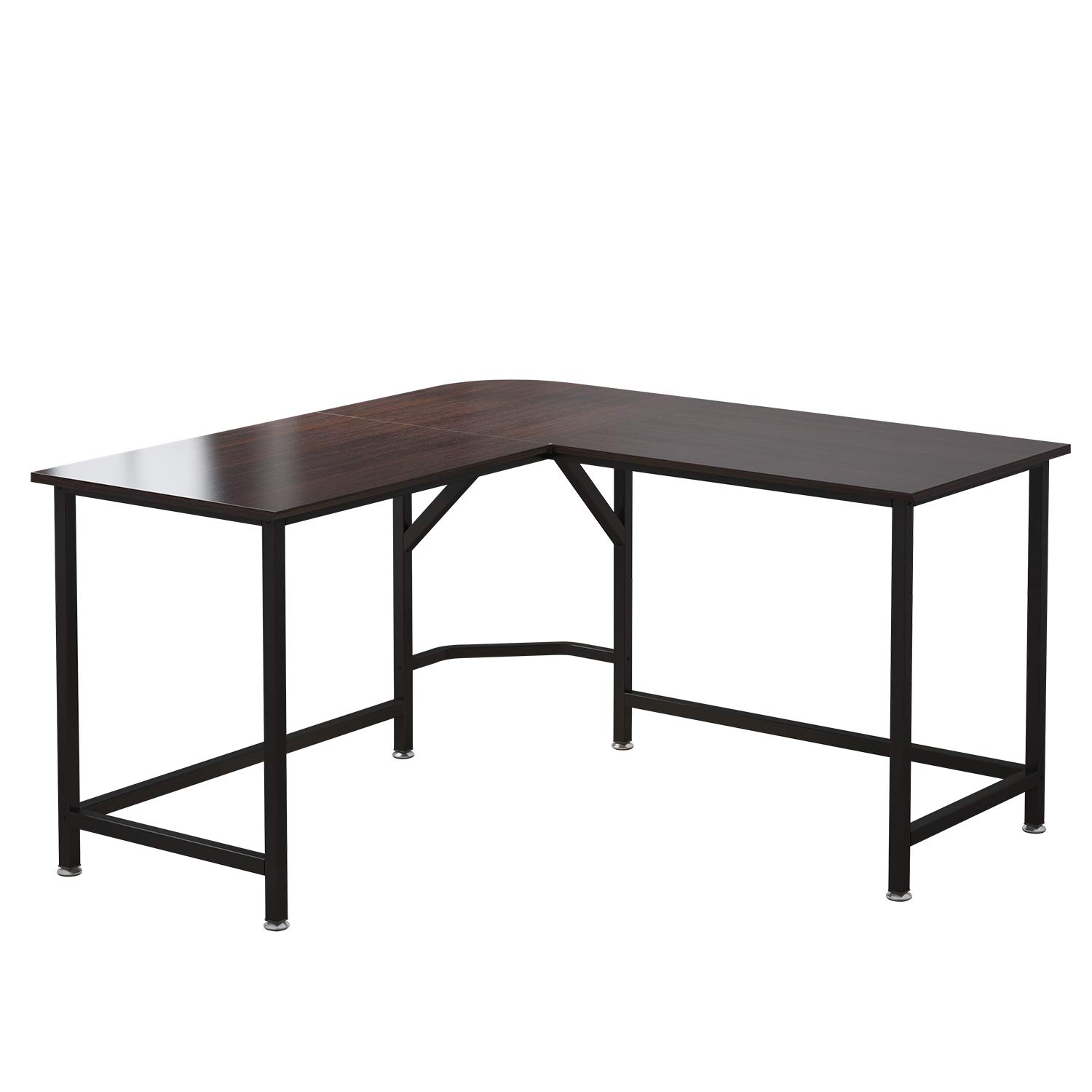 Happybuy LShaped Corner Computer Desk Large 59 x 59 Inch