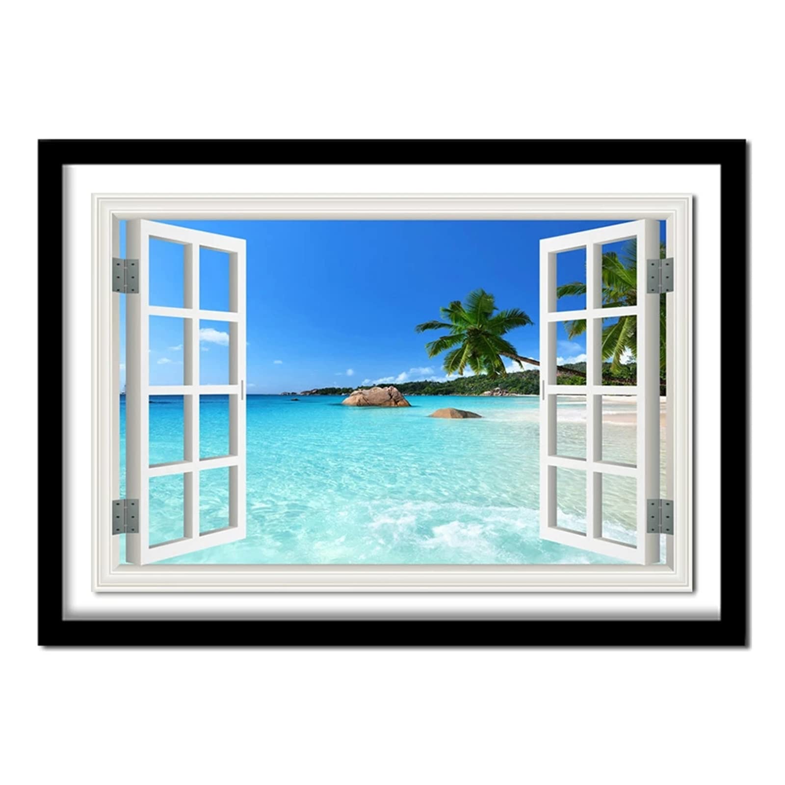 Diamond Painting Het Uitzicht Vanuit Het Raam - diamond paint hobby Diamond Painting Het Uitzicht Vanuit Het Raam - diamond paint hobby