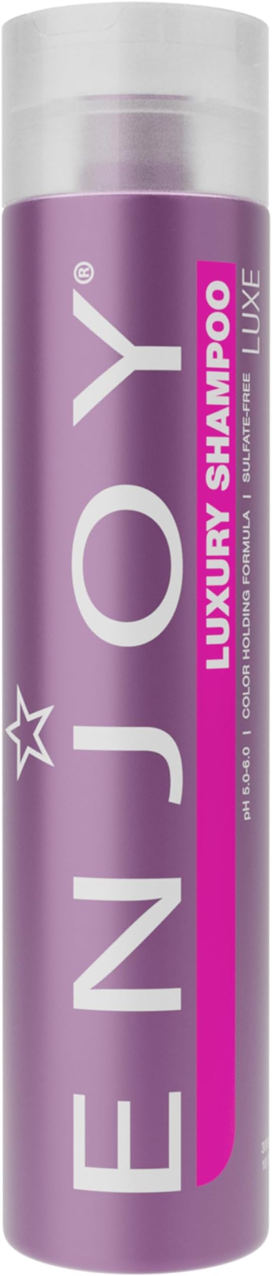 EnjoyLuxury Shampoo - Eliminates Frizz Cleansing Moisturizing Smoothing - Sulfate Free For Thick Coarse or Curly Hair (10.1 Fl Oz)