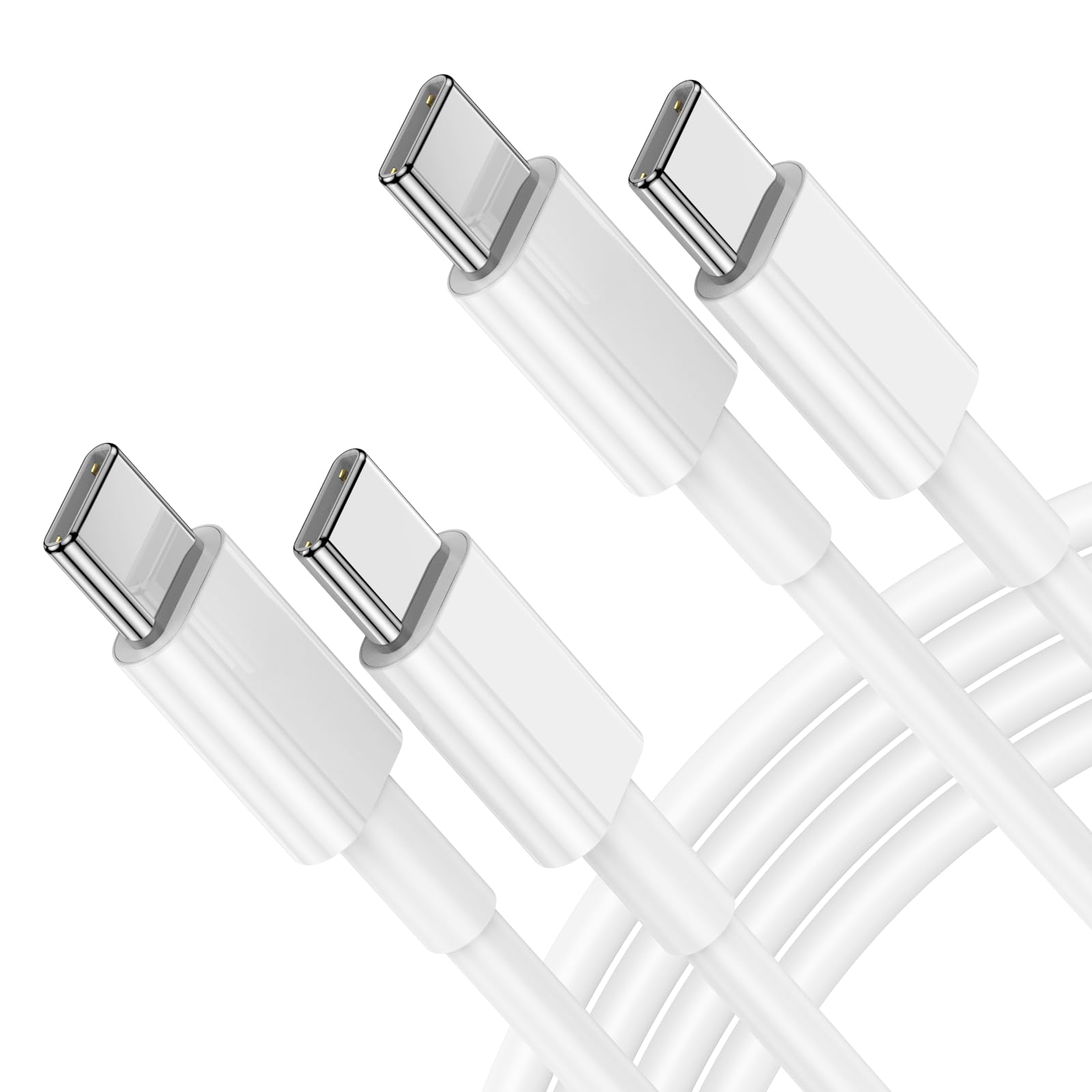 USB C auf USB C Kabel, 2 Stück, für iPhone 17/16/15/Pro/Pro Max/Plus Ladekabel, für Apple iPad Pro 12,9/11, Apple Air 5/4, Schnellladekabel mit CarPlay Unterstützung
