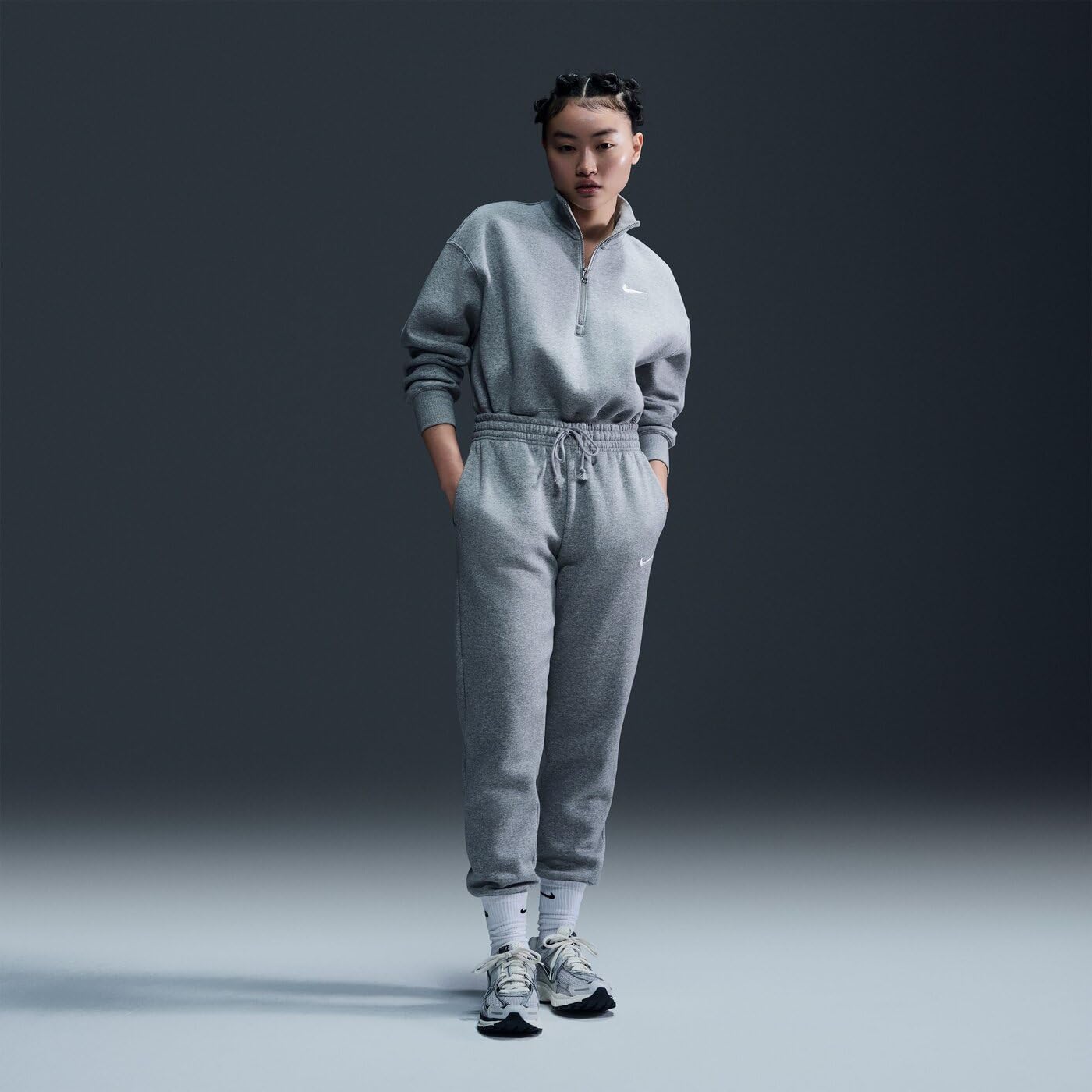NIKE Nsw Phnx Flc Mr Std - Spodnie dresowe Kobiety