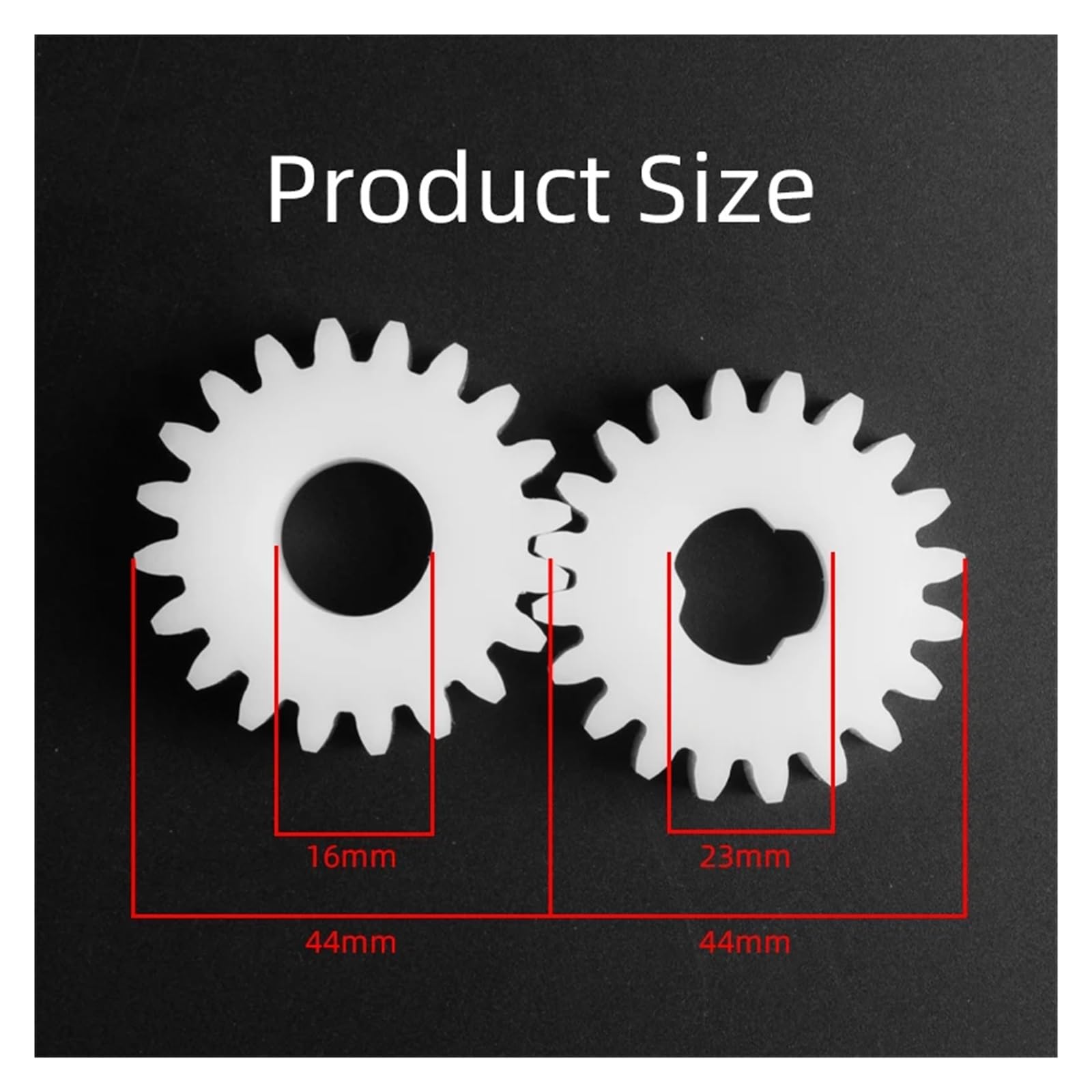 SQJZWOD 2pcs/Set High Precision Plastic Air Pump Gear Ice Cream Machine Parts Compatible with Garpigiani Compatible with Guangshen