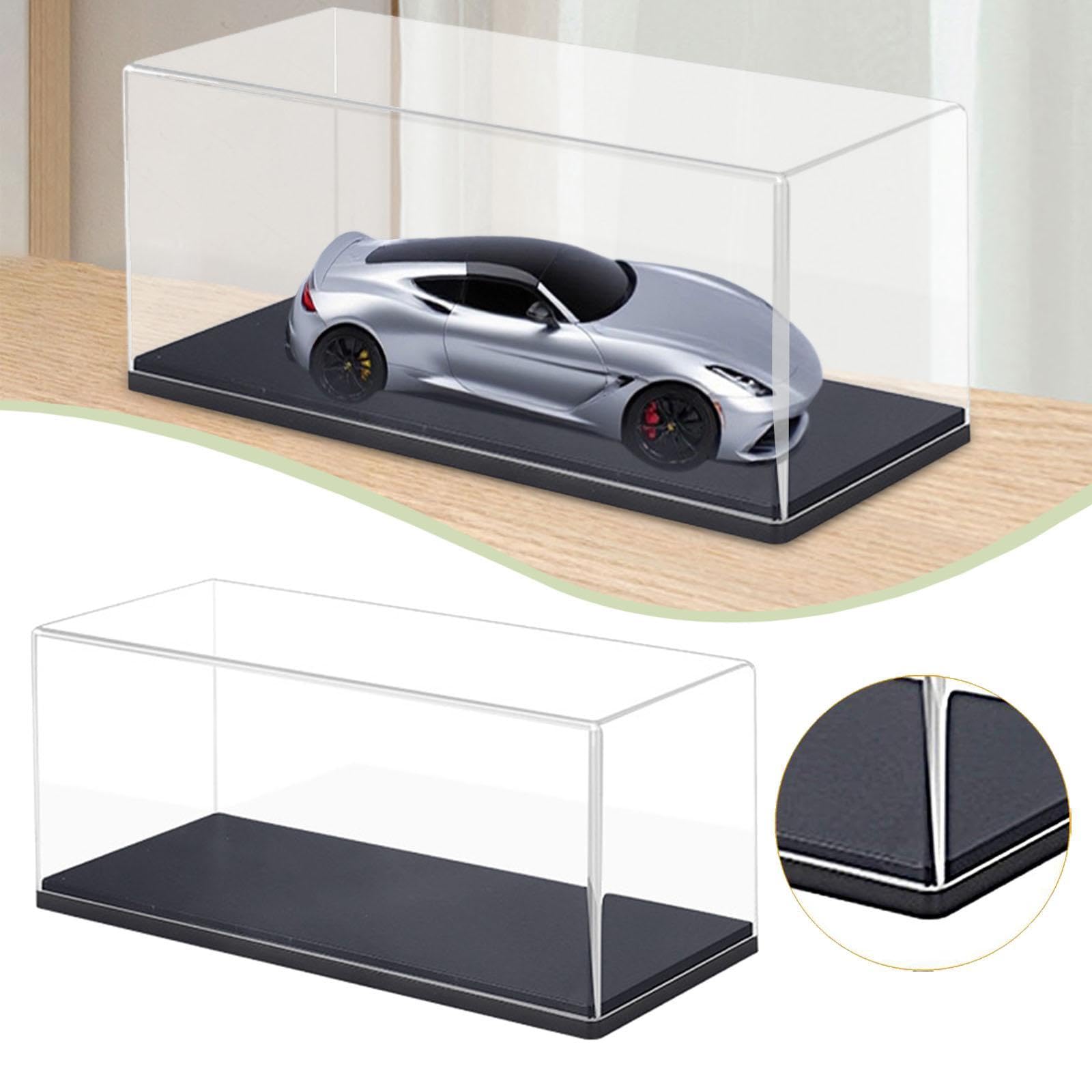 Vetrina Acrilica Trasparente Per Modellini Auto – Espositore Impilabile Da Tavolo 8 Posti (2 Pezzi) - 3