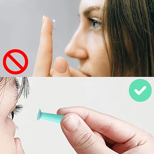 Miniatura 5 de MUDOR Removedor de lentes de contacto duro, 3 piezas escleral y RGP herramienta removedor de lentes, émbolo removedor de contacto ocular