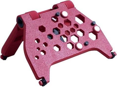 Azeron 3D Printed Adjustable Magnetic Stand - Compatible with Cyborg, Cyborg II, and Classic Models Red