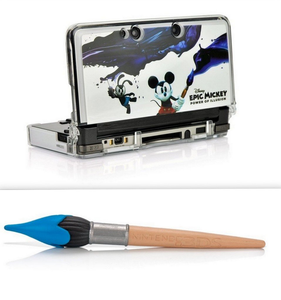 Epic Mickey Crystal Armor & Paintbrush Stylus Character Kit