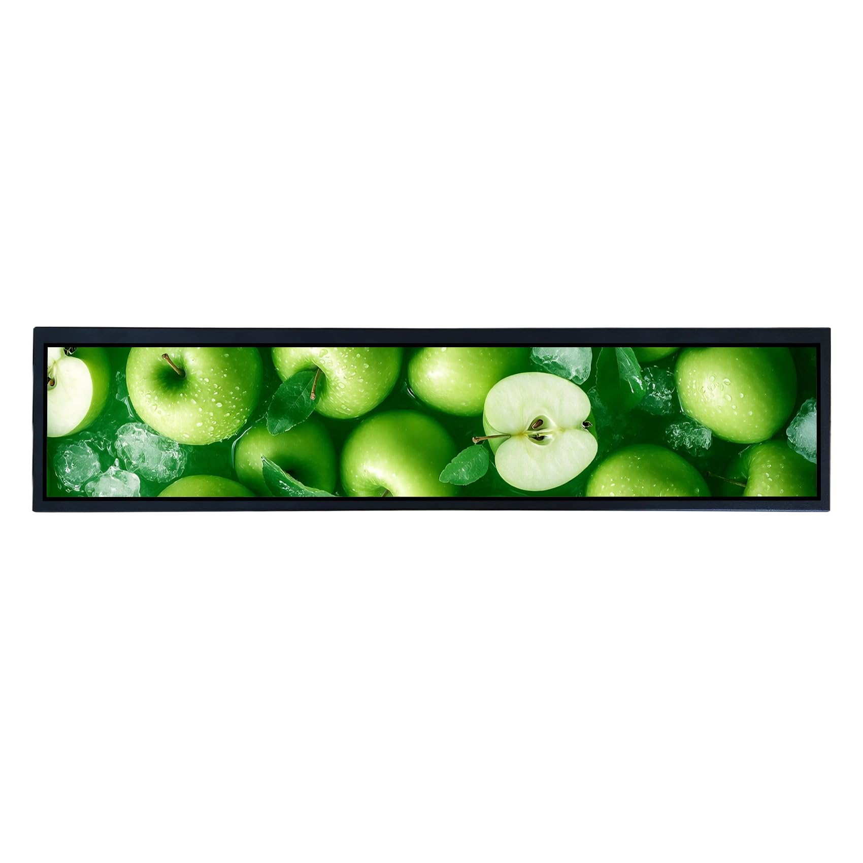 VSDISPLAY 21,3 Zoll Werbemonitor 1920x360 Ultra-Slim IPS 500 Nits