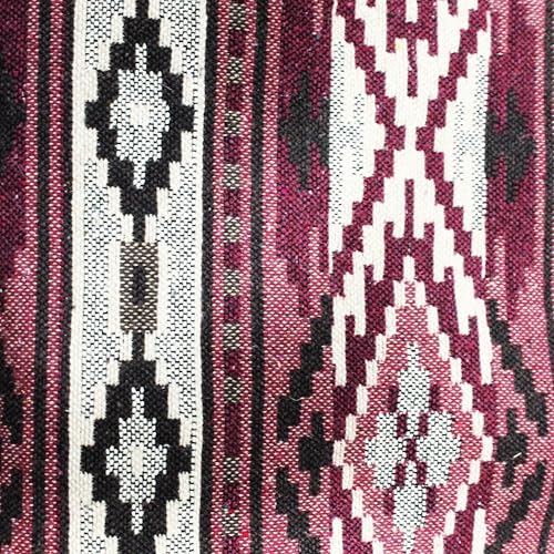 Image of STITCHNEST 'Nomad Weave Collection' Jacquard Table Runner 13x72 Inches| Tassel Finish | Modern Dining Table Decor