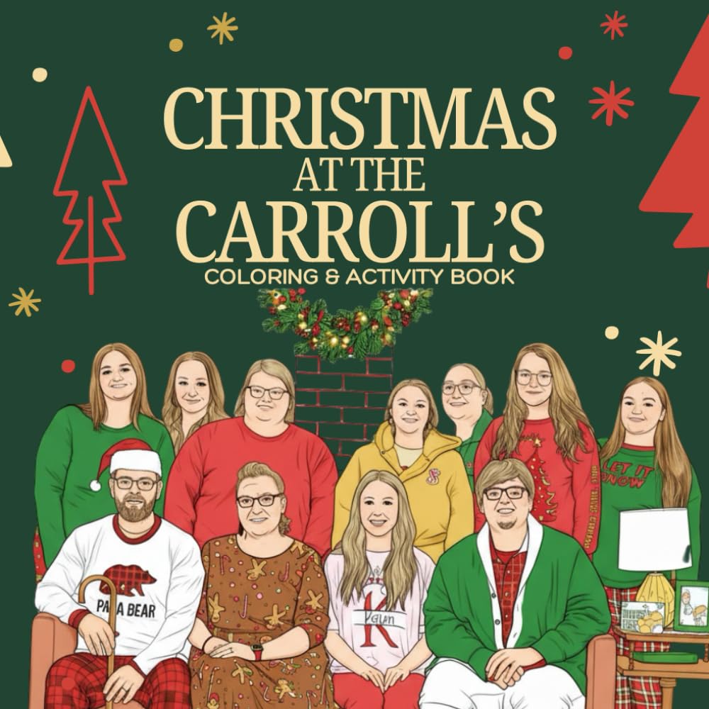 Christmas at the Carroll's Coloring Book