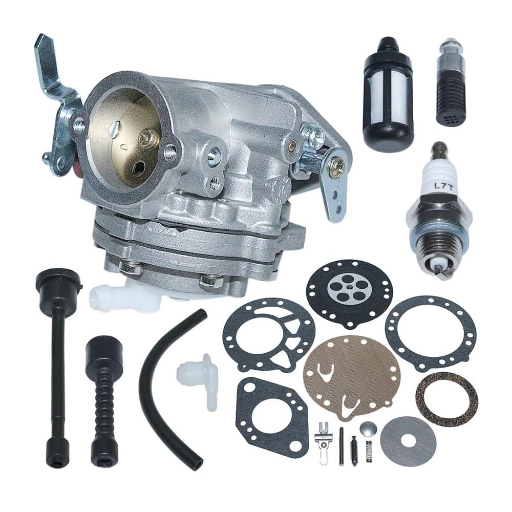 Herramientas de jardín Kit de reparación de Manguera y Filtro de Combustible for carburador, Compatible con Motores de Motosierra 070 y 090, Motosierra Gasolina