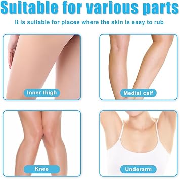 Anti Chafe Stick,Thigh Rescue Anti Friction Stick,Useful Anti Chafing Cream,Waterproof Glide Anti-Chafing Stick,Foot Blister Gel Stick,Running Chafe Stick,Body Anti Chafe Balm for Arm